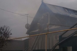 В селе Черновка сегодня горел частный дом