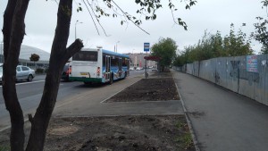 По ул. Дыбенко в Самаре пустили муниципальные автобусы