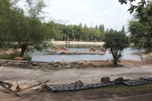 Первый этап ремонта Парка имени 50-летия Октября завершится до конца октября