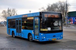 Автобусы маршрута № 45 возобновили движение по улице Антонова-Овсеенко