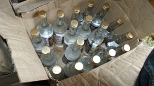 В Тольятти незаконно продавали алкоголь, изъято 24 литра спиртного