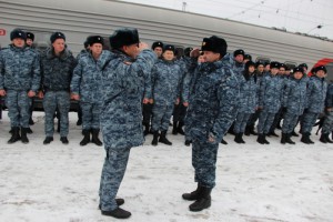 Сводный отряд самарских полицейских вернулся из полугодовой командировки в Чеченской Республике
