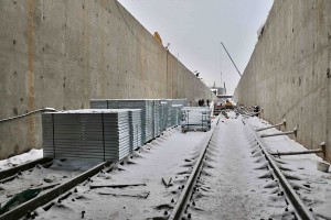 Завершено строительство путепровода для трамваев под улицей Дальняя завершено