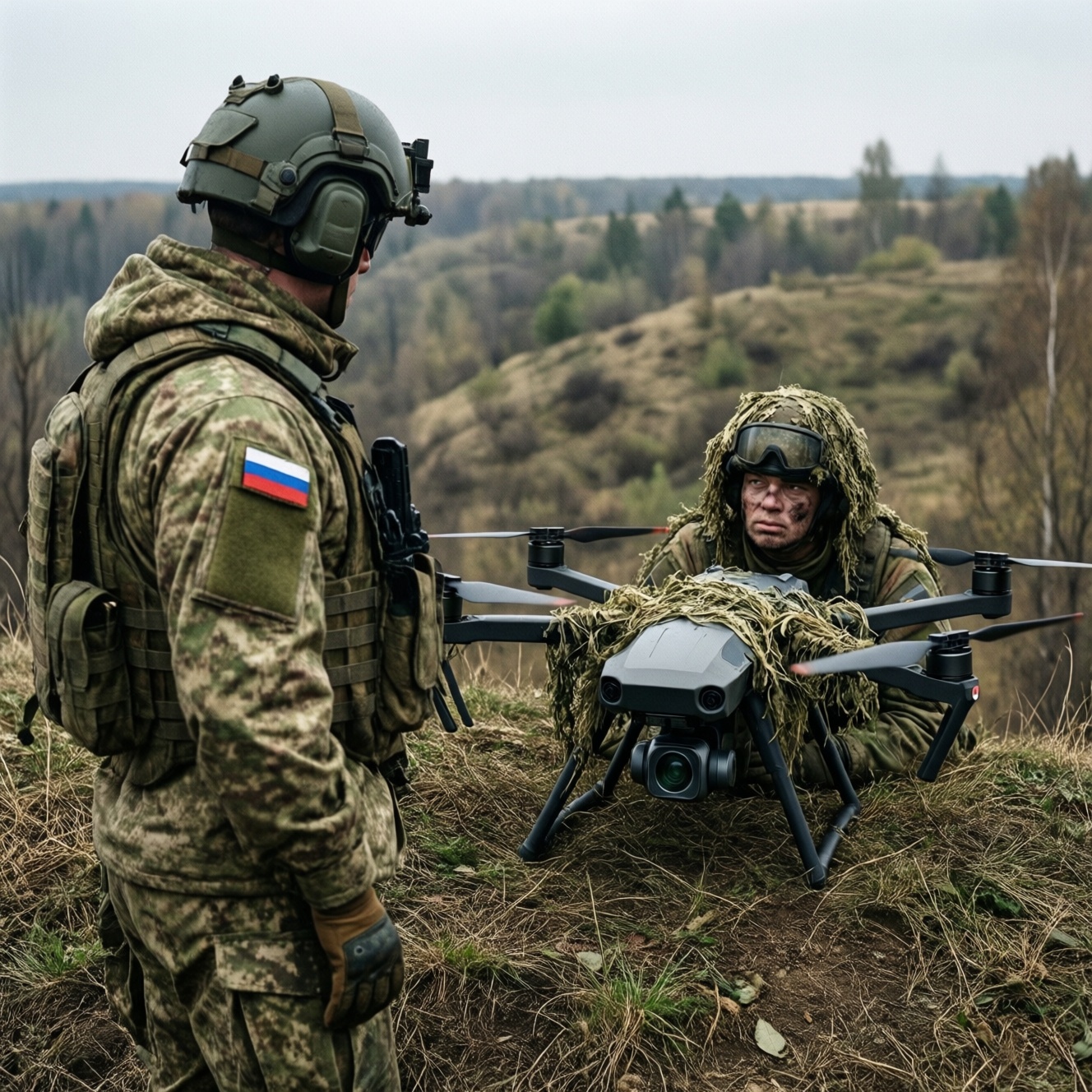 Боец ВС РФ Микс заявил, что расчёты БПЛА ВСУ в Доброполье выдала слабая маскировка